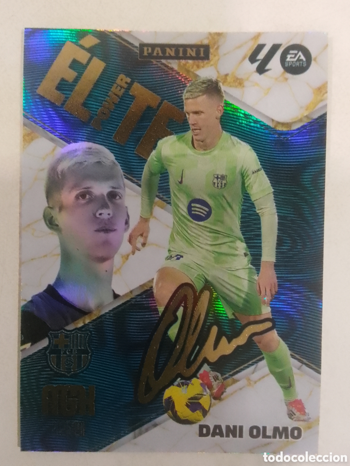 Cromos de F&uacute;tbol: Megacracks 2025/26 P 4 Dani Olmo &bull; Barcelona. &Eacute;LITE POWER.