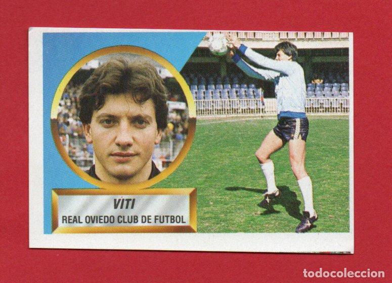 Cromos de F&uacute;tbol: ESTE 88 89 VITI DEL REAL OVIEDO SIN # NUEVO SIN PEGAR ESTE 1988 1989