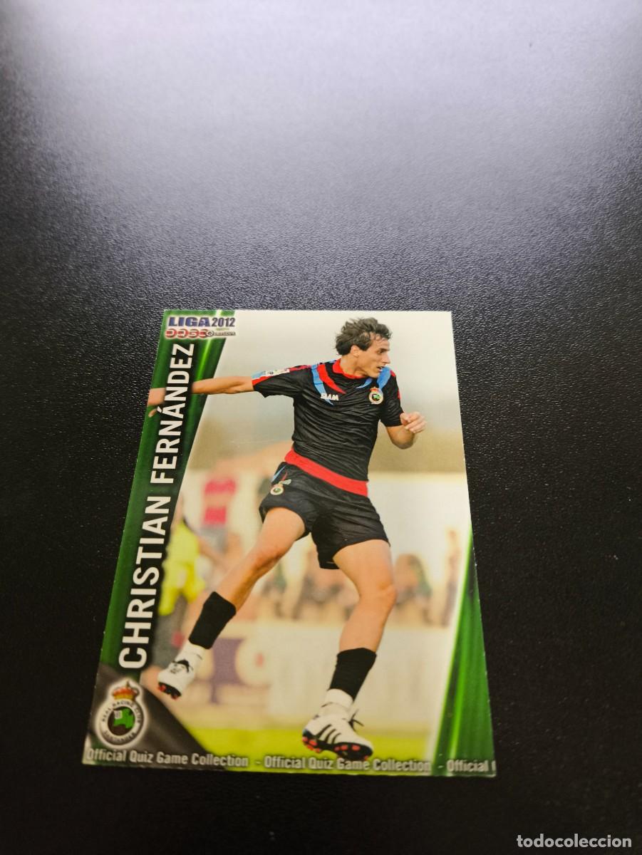 Cromos de F&uacute;tbol: 308 Christian Fern&aacute;ndeZ RACING D SANTANDER MUNDICROMO LIGA 2011 2012 11 12 NO PANINI ESTE MEGACRACKS
