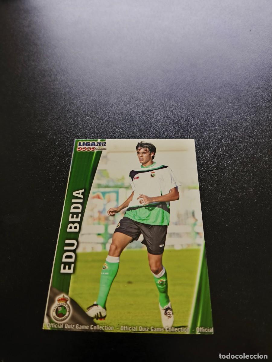 Cromos de F&uacute;tbol: 309 EDU BEDIA RACING DE SANTANDER MUNDICROMO LIGA 2011 2012 11 12 NO PANINI ESTE MEGACRACKS