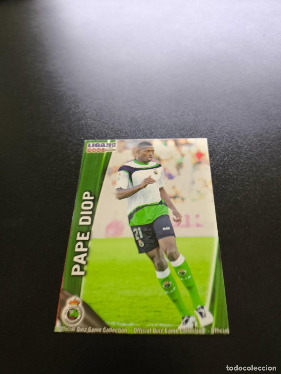 Figurine di Calcio: 312 PAPE DIOP RACING DE SANTANDER MUNDICROMO LIGA 2011 2012 11 12 NO PANINI ESTE MEGACRACKS