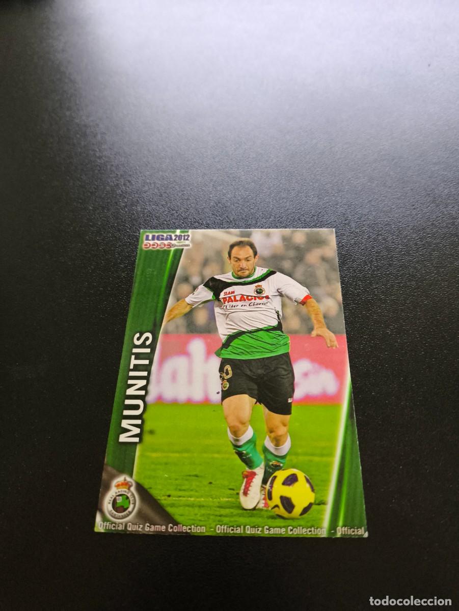 Figurine di Calcio: 315 MUNITIS RACING DE SANTANDER MUNDICROMO LIGA 2011 2012 11 12 NO PANINI ESTE MEGACRACKS