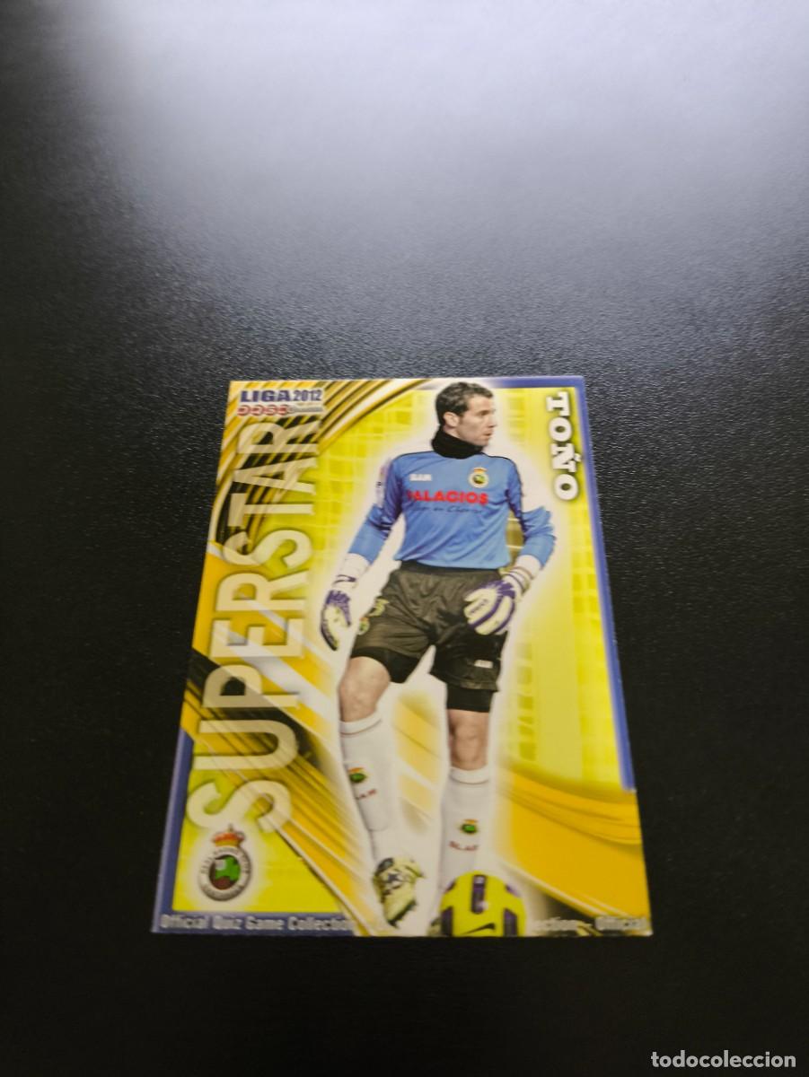 Cromos de F&uacute;tbol: 320 TO&Ntilde;O SUPERSTAR MATE RACING D SANTANDER MUNDICROMO LIGA 2011 2012 11 12 NO PANINI ESTE MEGACRACKS