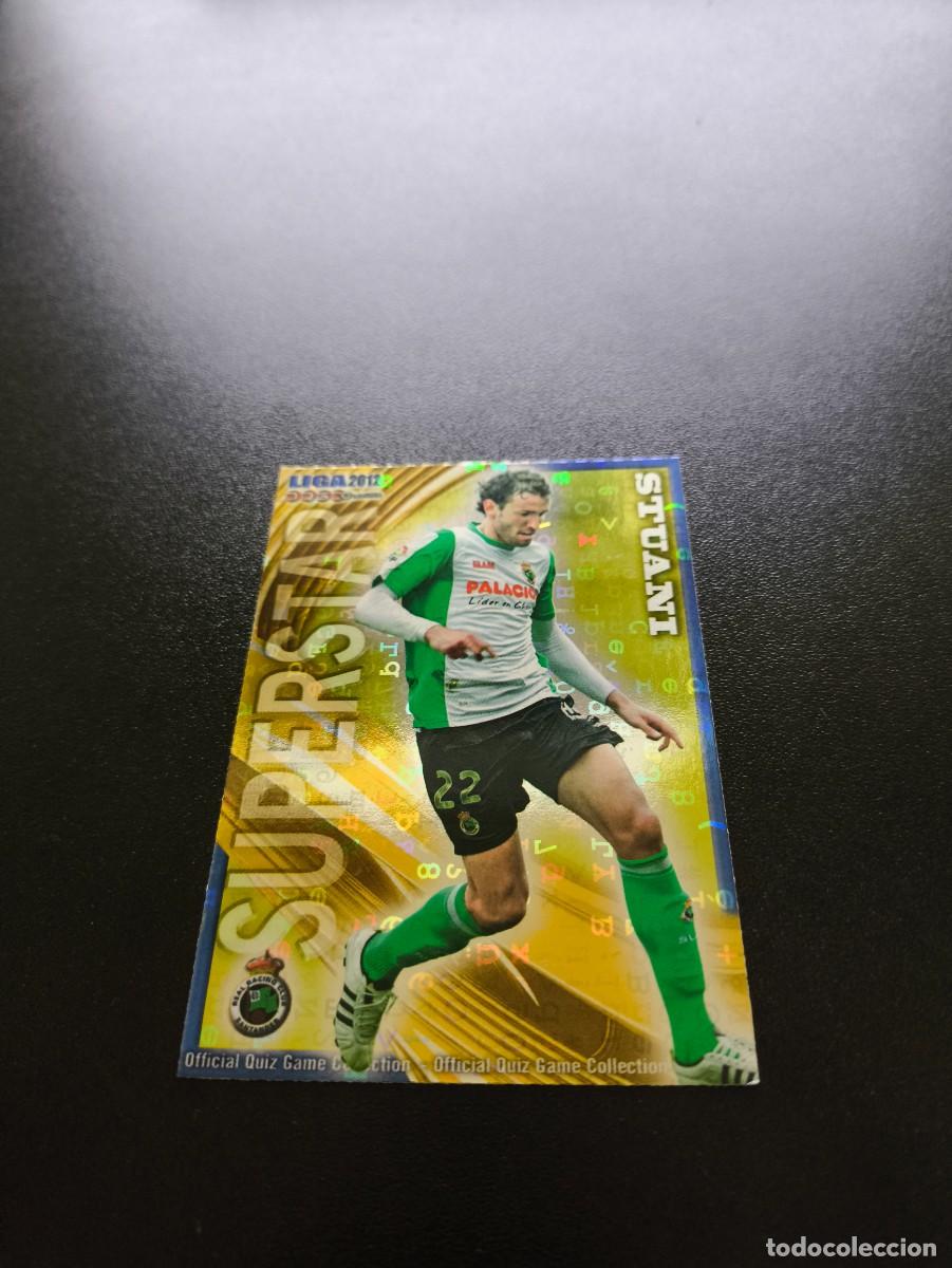 Figurine di Calcio: 323 STUANI SUPERST LETRAS RACING SANTANDER MUNDICROMO LIGA 2011 2012 11 12 NO PANINI ESTE MEGACRACKS