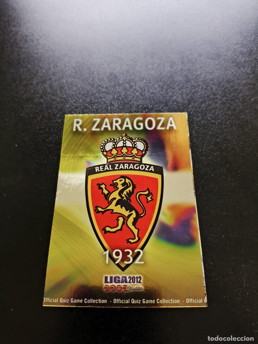 Cromos de F&uacute;tbol: 325 ESCUDO BRILLO LISO ZARAGOZA MUNDICROMO LIGA 2011 2012 11 12 NO PANINI ESTE MEGACRACKS