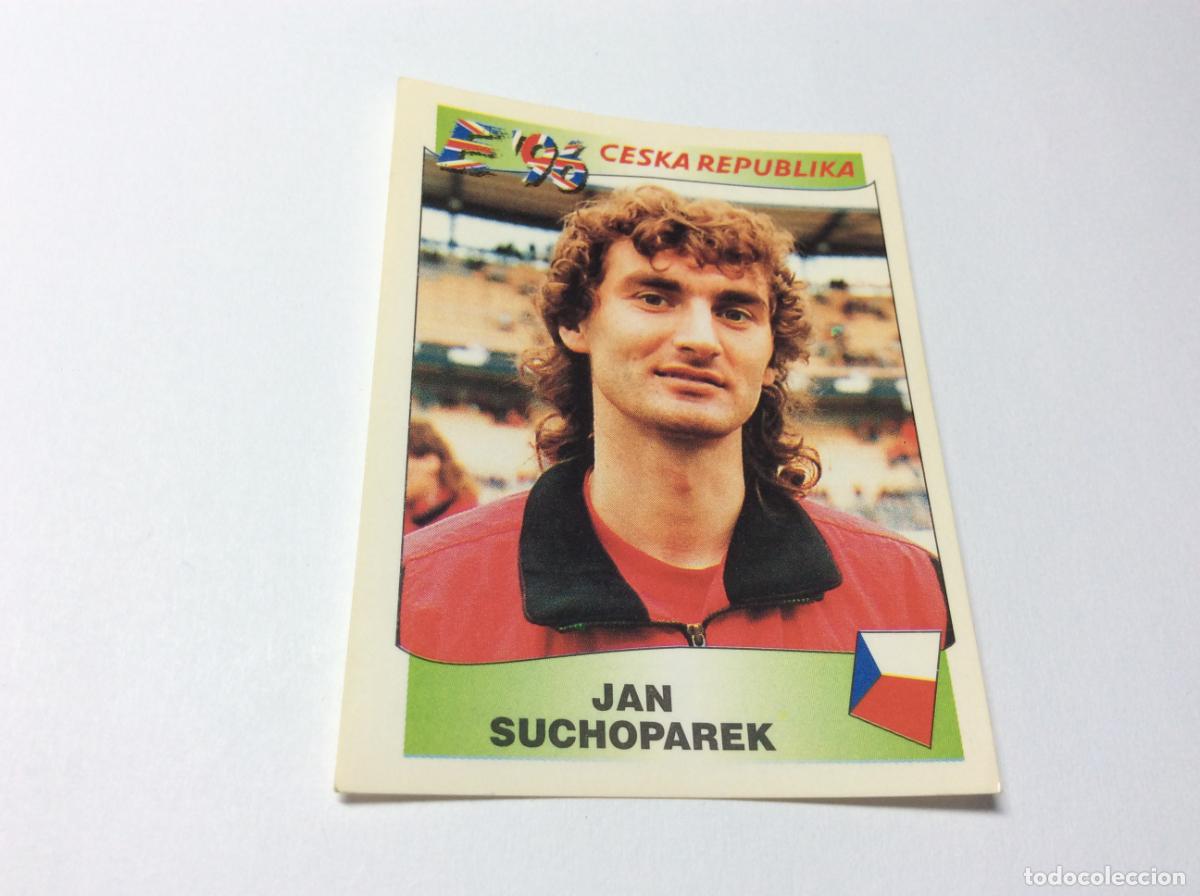 Cromos de F&uacute;tbol: 219 Jan Suchoparek Rep&uacute;blica Checa UEFA EURO 1996 PANINI