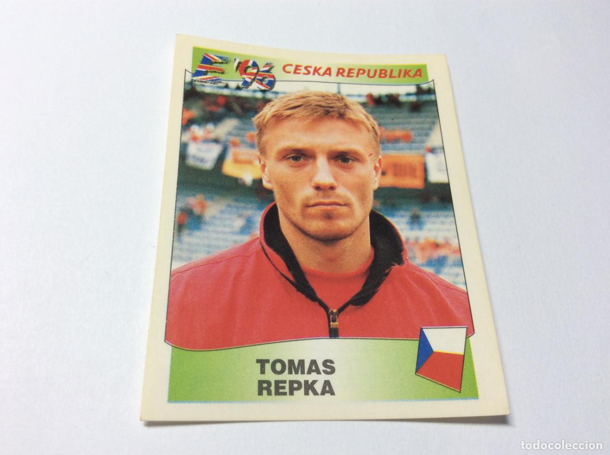 Cromos de F&uacute;tbol: 220 Tomas Repka Rep&uacute;blica Checa UEFA EURO 1996 PANINI