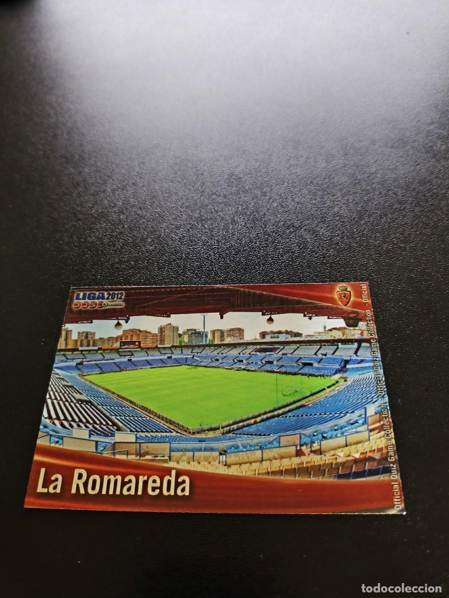 Cromos de F&uacute;tbol: 326 LA ROMAREDA BRILLO LISO ZARAGOZA MUNDICROMO LIGA 2011 2012 11 12 NO PANINI ESTE MEGACRACKS