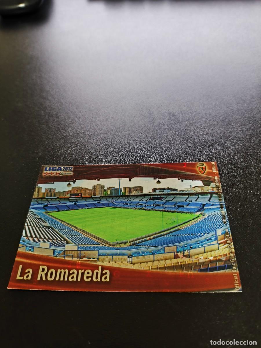 Cromos de F&uacute;tbol: 326 LA ROMAREDA BRILLO LETRAS ZARAGOZA MUNDICROMO LIGA 2011 2012 11 12 NO PANINI ESTE MEGACRACKS