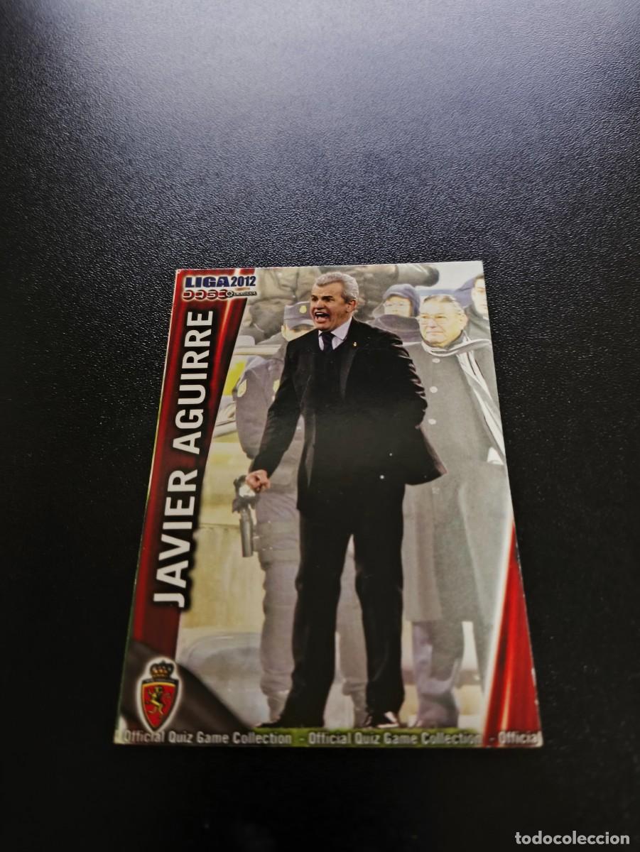 Cromos de F&uacute;tbol: 327 JAVIER AGUIRRE ZARAGOZA MUNDICROMO LIGA 2011 2012 11 12 NO PANINI ESTE MEGACRACKS