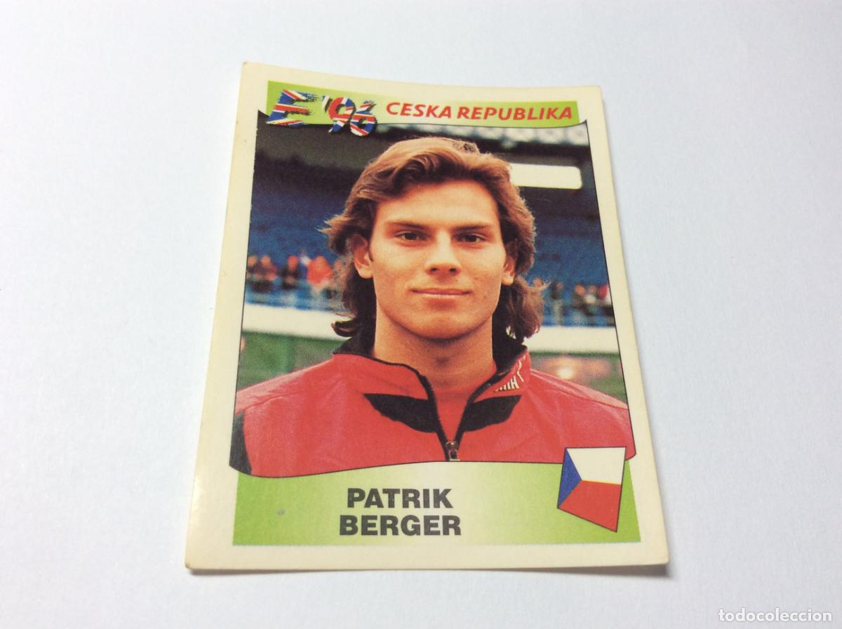 Cromos de F&uacute;tbol: 226 Patrik Berger Rep&uacute;blica Checa UEFA EURO 1996 PANINI