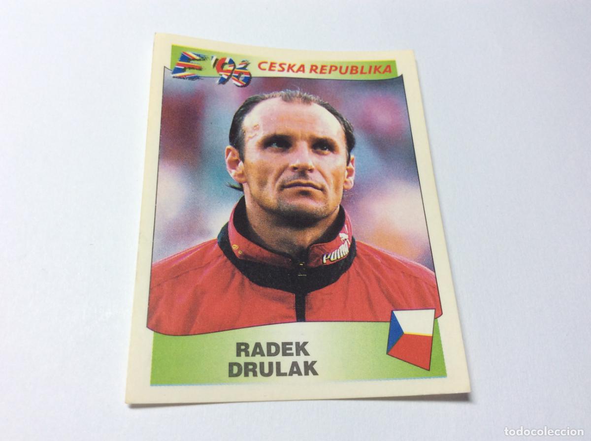 Cromos de Futebol: 229 Radek Drulak Rep&uacute;blica Checa UEFA EURO 1996 PANINI