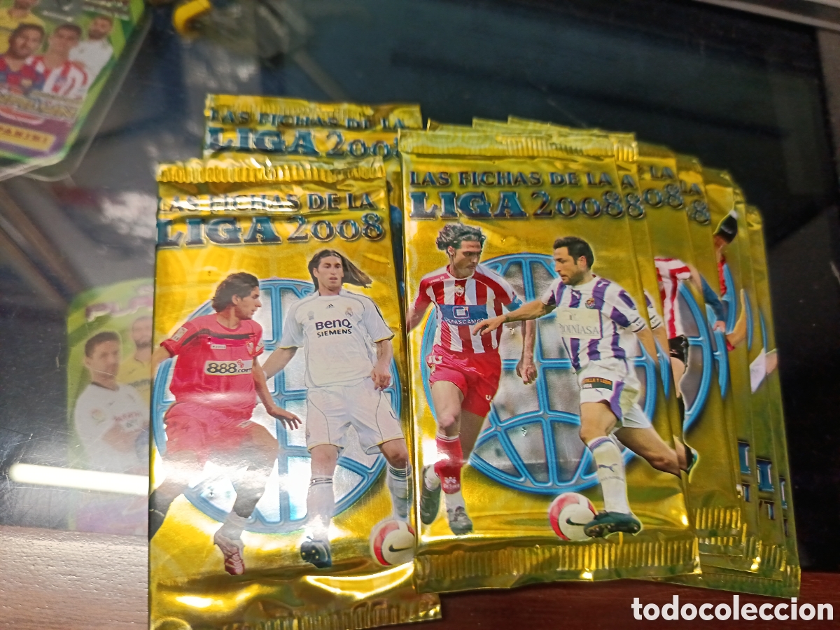 Cromos de F&uacute;tbol: Mundicromo 10 sobres temporada 2008