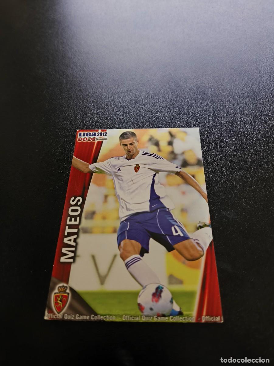 Cromos de F&uacute;tbol: 333 MATEOS ALTA ZARAGOZA MUNDICROMO LIGA 2011 2012 11 12 NO PANINI ESTE MEGACRACKS