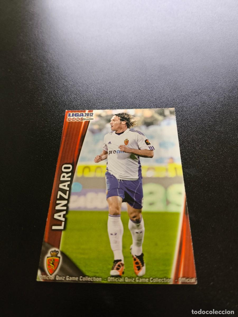 Cromos de F&uacute;tbol: 334 LANZARO ZARAGOZA MUNDICROMO LIGA 2011 2012 11 12 NO PANINI ESTE MEGACRACKS