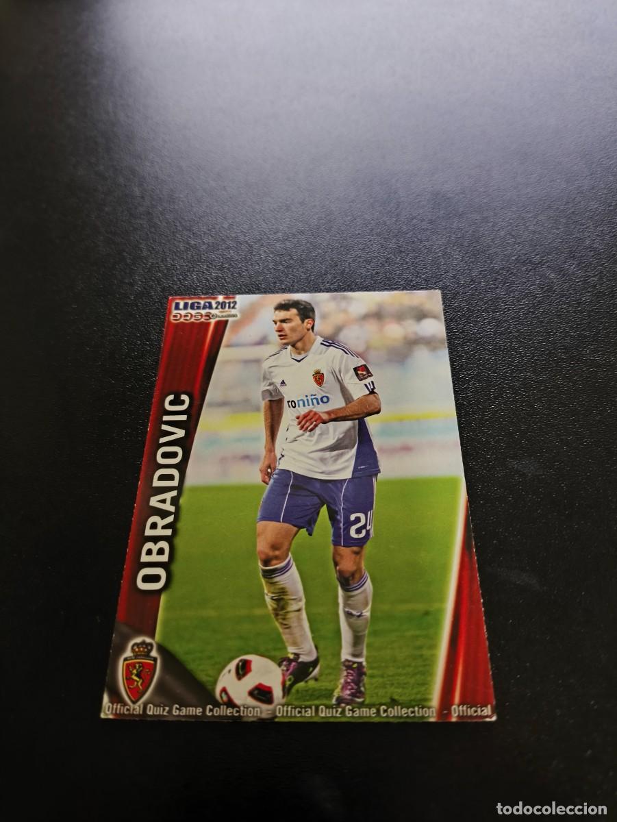 Cromos de F&uacute;tbol: 335 OBRADOVIC ZARAGOZA MUNDICROMO LIGA 2011 2012 11 12 NO PANINI ESTE MEGACRACKS