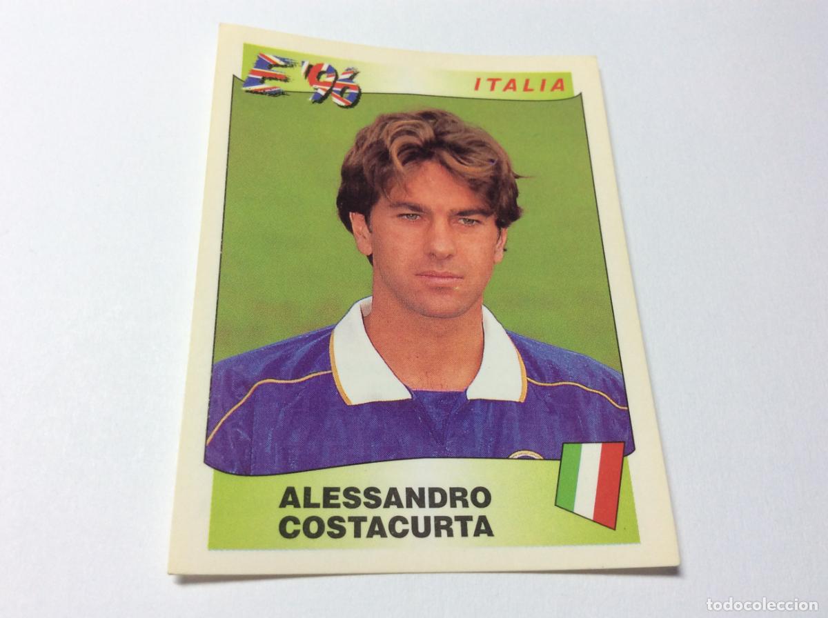 Cromos de F&uacute;tbol: 240 Alessandro Costacurta Italia UEFA EURO 1996 PANINI