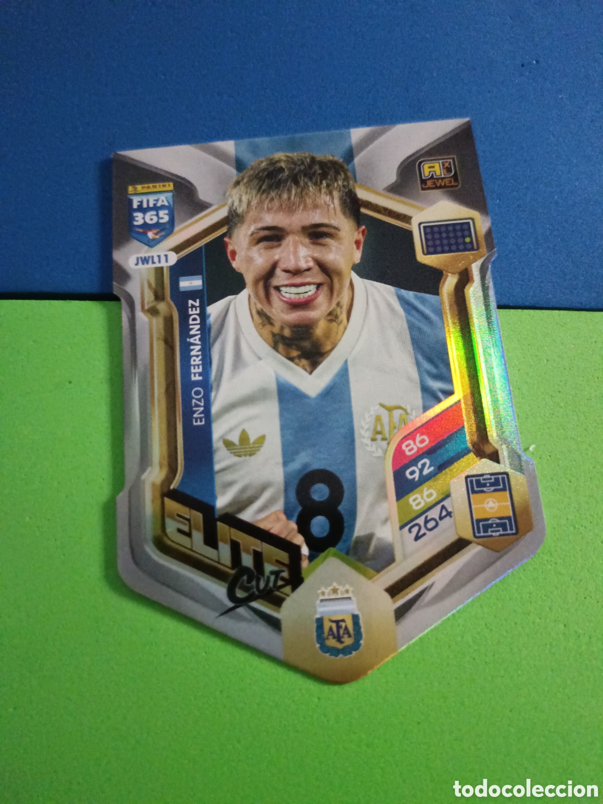 Cromos de F&uacute;tbol: PANINI Adrenalyn XL FIFA 365 2025 2026 25 26 - Elite Cut JWL 11 Enzo Fern&aacute;ndez