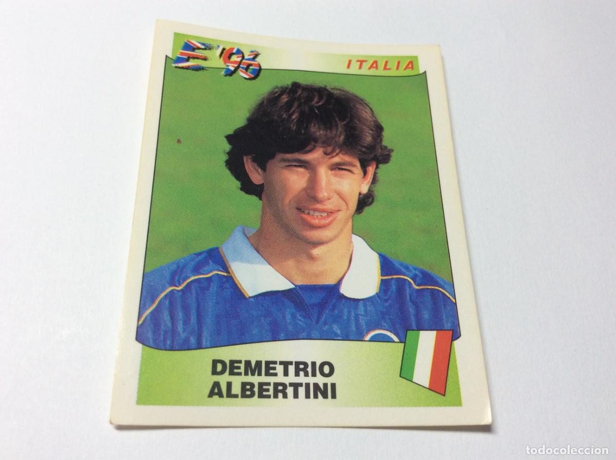 Cromos de F&uacute;tbol: 245 Demetrio Albertini Italia UEFA EURO 1996 PANINI