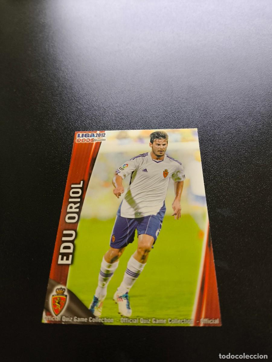 Cromos de F&uacute;tbol: 341 EDU ORIOL ZARAGOZA MUNDICROMO LIGA 2011 2012 11 12 NO PANINI ESTE MEGACRACKS
