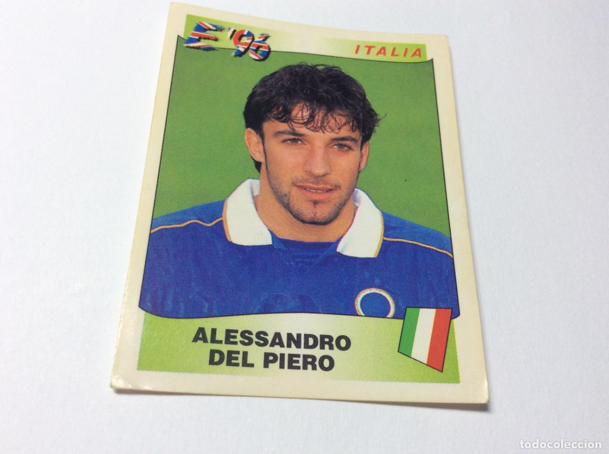 Cromos de F&uacute;tbol: 249 Alessandro Del Piero Italia UEFA EURO 1996 PANINI