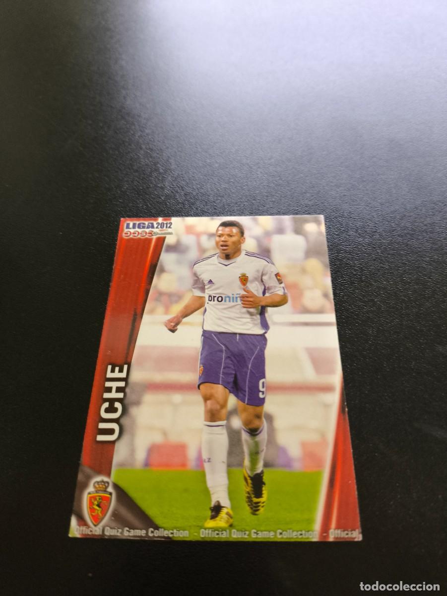 Cromos de F&uacute;tbol: 344 UCHE BAJA ZARAGOZA MUNDICROMO LIGA 2011 2012 11 12 NO PANINI ESTE MEGACRACKS
