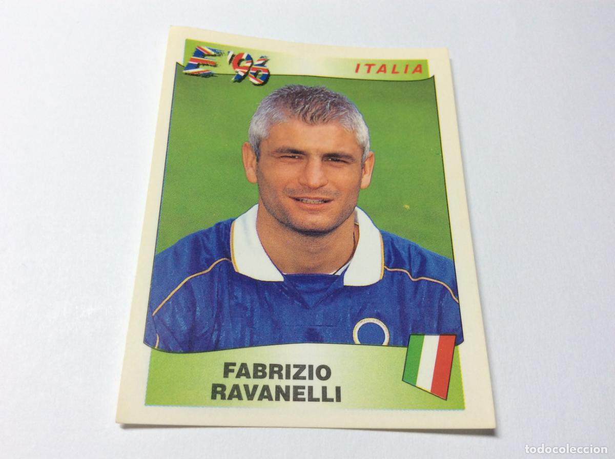 Cromos de F&uacute;tbol: 252 Fabrizio Ravanelli Italia UEFA EURO 1996 PANINI