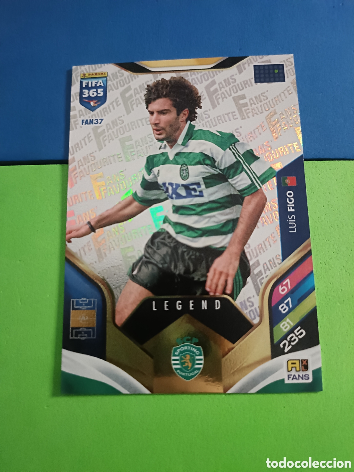 Cromos de F&uacute;tbol: PANINI Adrenalyn XL FIFA 365 2025 2026 25 26 - Fans Fauvorite FAN 37 Legend Figo