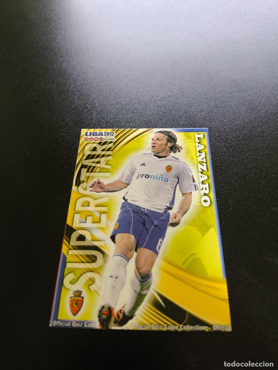 Cromos de F&uacute;tbol: 348 LANZARO MATE SUPERSTAR ZARAGOZA MUNDICROMO LIGA 2011 2012 11 12 NO PANINI ESTE MEGACRACKS
