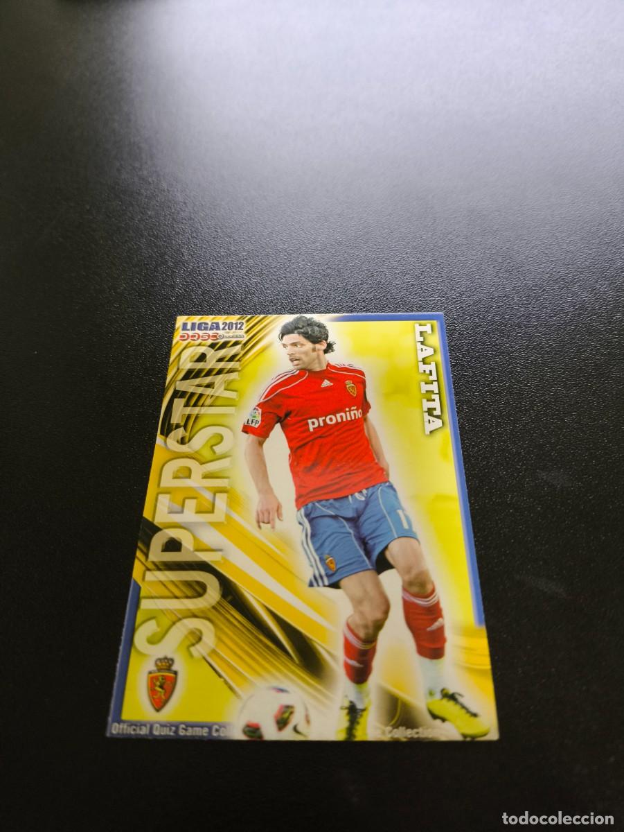 Cromos de F&uacute;tbol: 349 LAFITA MATE SUPERSTAR ZARAGOZA MUNDICROMO LIGA 2011 2012 11 12 NO PANINI ESTE MEGACRACKS