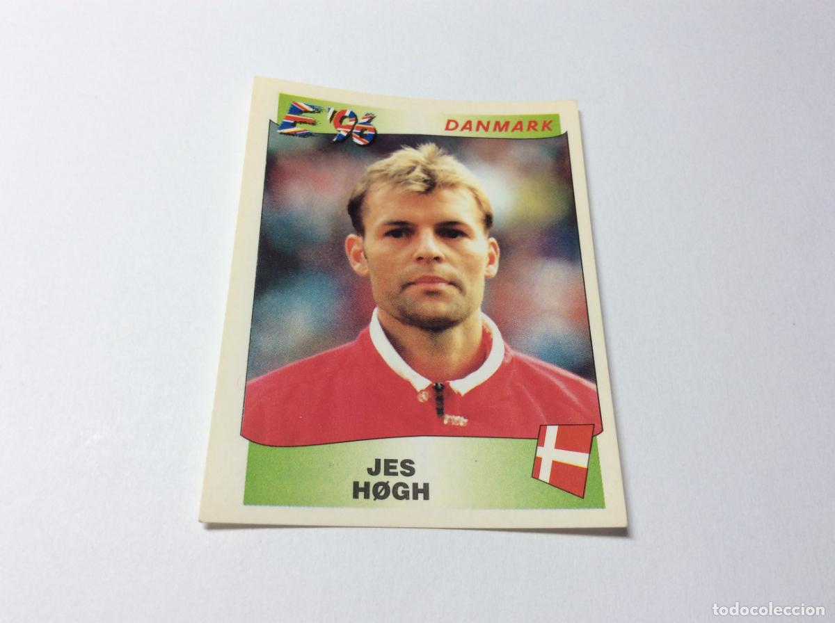 Cromos de F&uacute;tbol: 279 Jes H&oslash;gh Dinamarca UEFA EURO 1996 PANINI