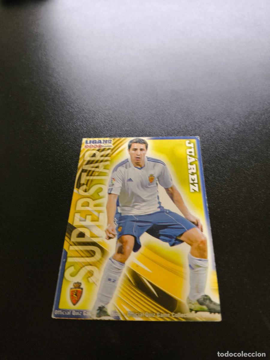 Cromos de F&uacute;tbol: 350 JUAREZ MATE SUPERSTAR ZARAGOZA MUNDICROMO LIGA 2011 2012 11 12 NO PANINI ESTE MEGACRACKS