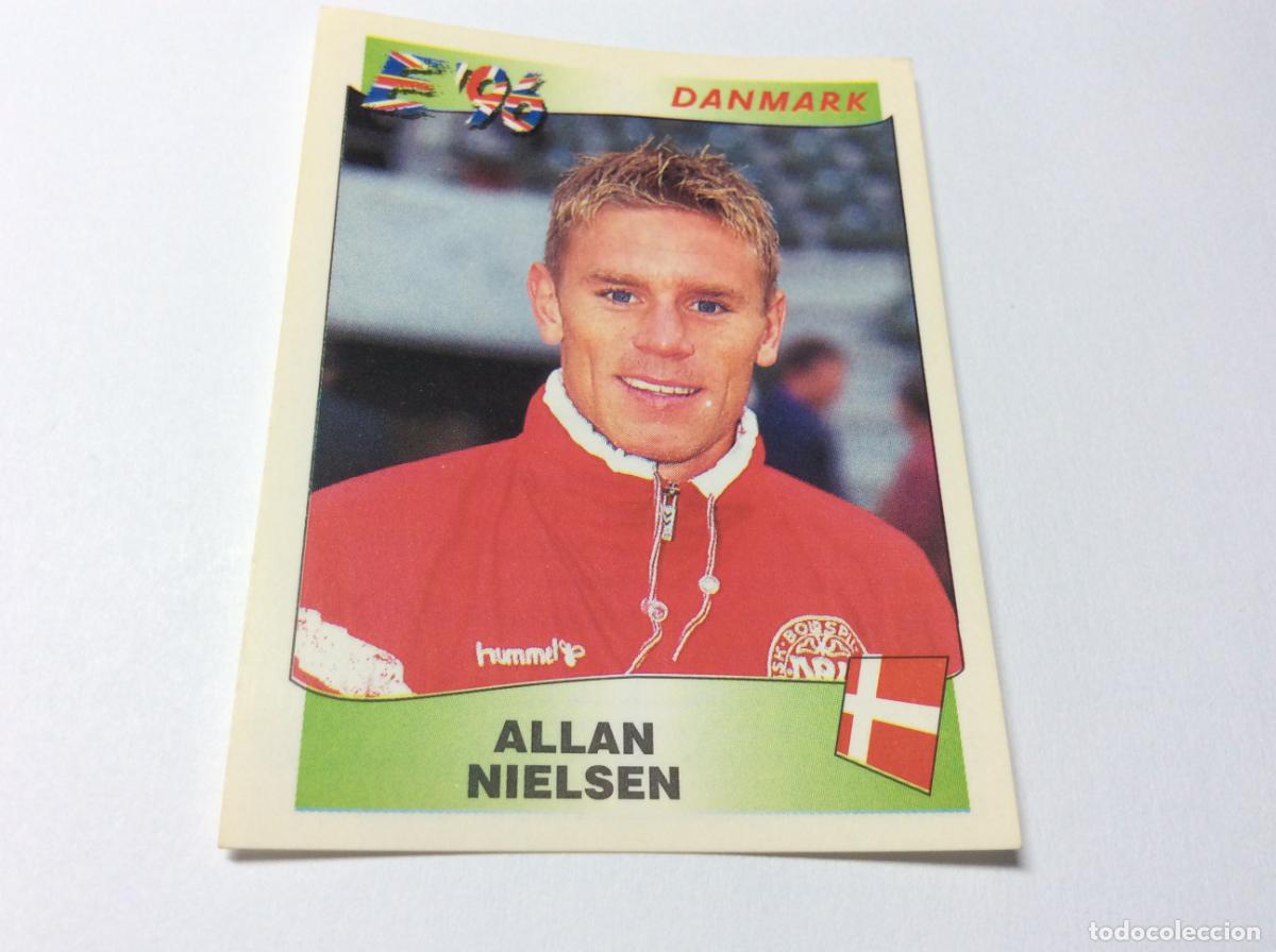 Cromos de F&uacute;tbol: 288 Allan Nielsen Dinamarca UEFA EURO 1996 PANINI
