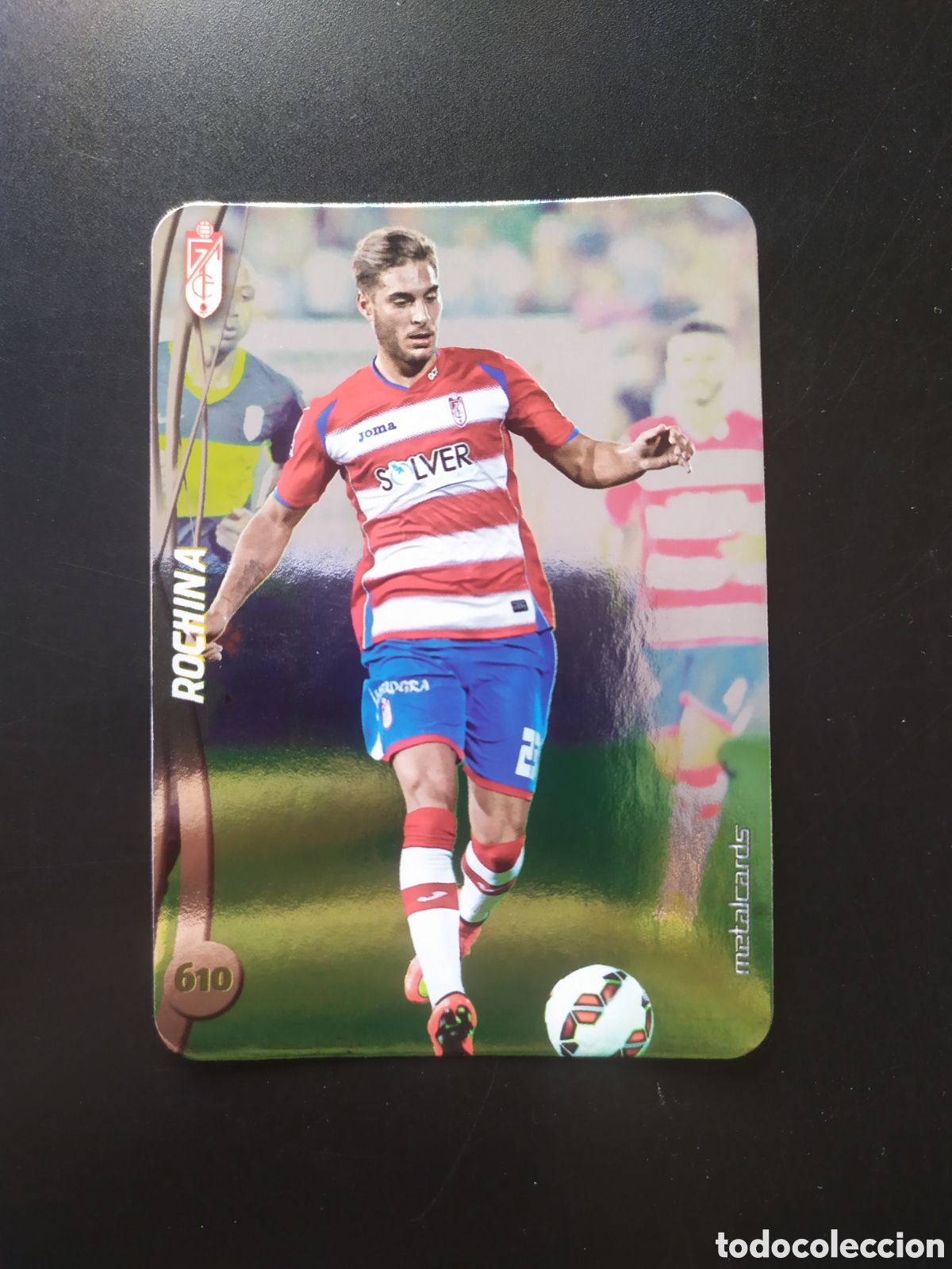 Cromos de F&uacute;tbol: Mundicromo fichas Liga 2014 2015 14 15 Rochina top brillo liso n&deg; 610 Granada