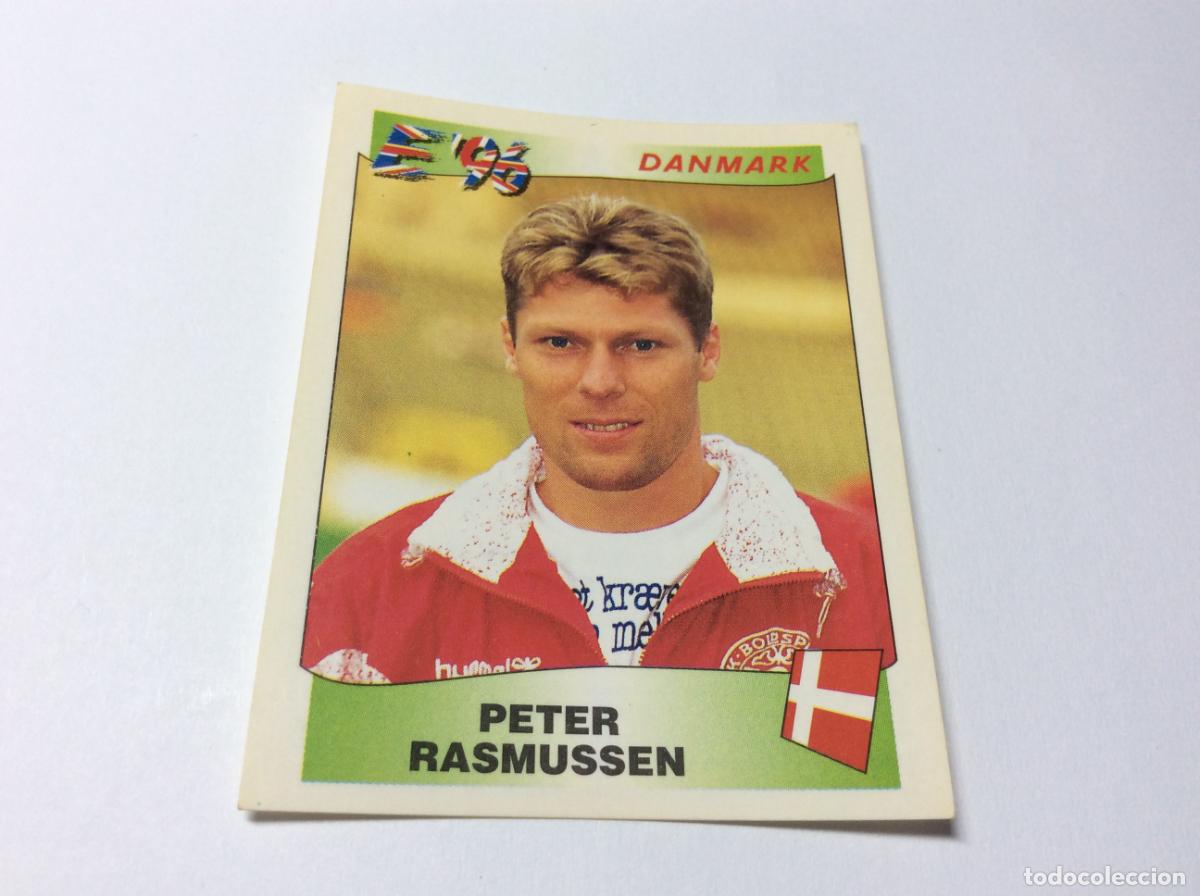 Cromos de F&uacute;tbol: 292 Peter Rasmussen Dinamarca UEFA EURO 1996 PANINI
