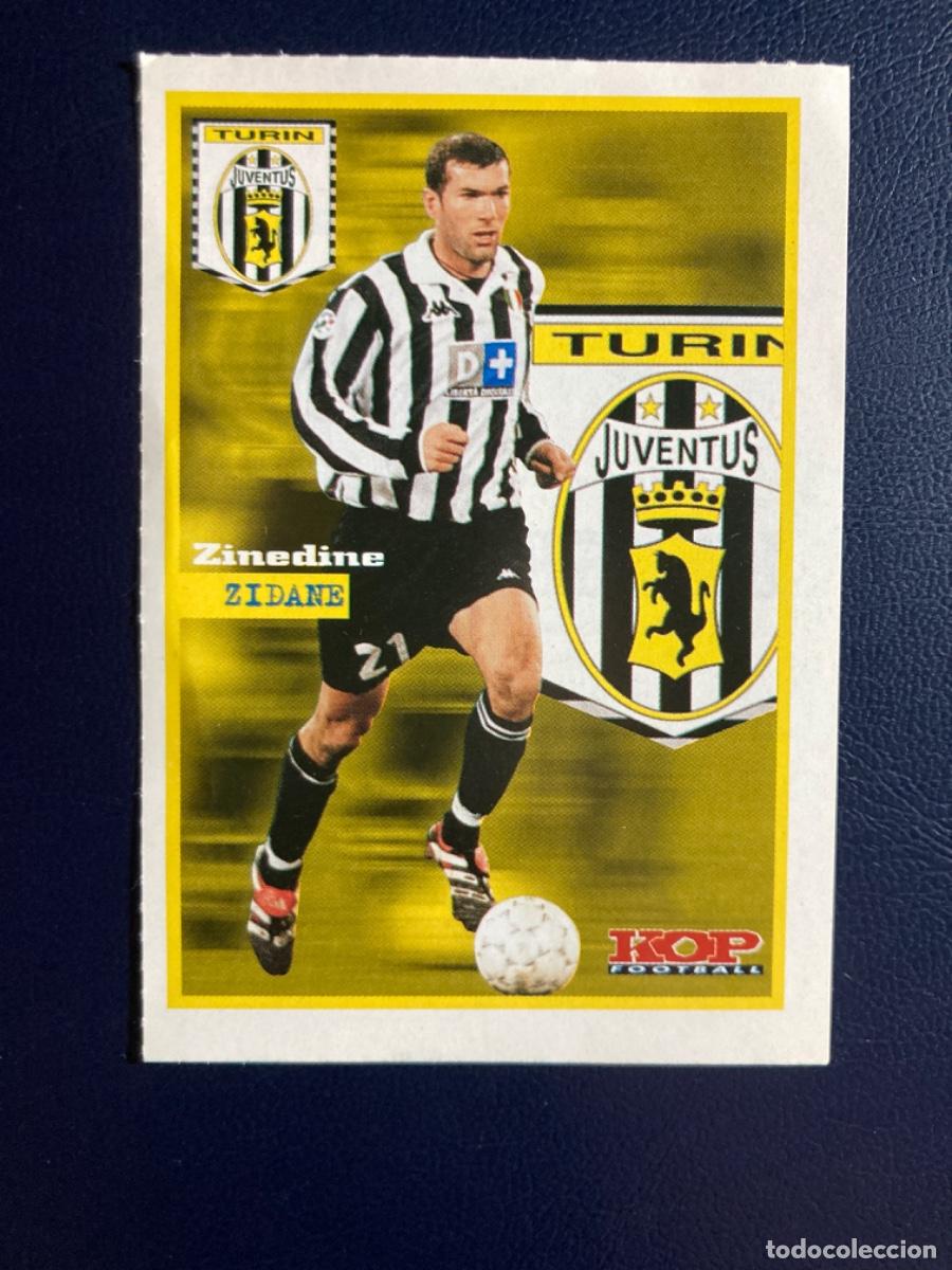 Cromos de F&uacute;tbol: Zinedine Zidane - Juventus - KOP FOOTBALL 1999 - RARA
