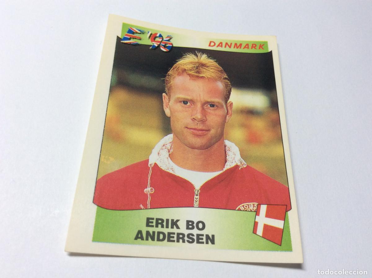 Cromos de F&uacute;tbol: 293 Erik Bo Andersen Dinamarca UEFA EURO 1996 PANINI