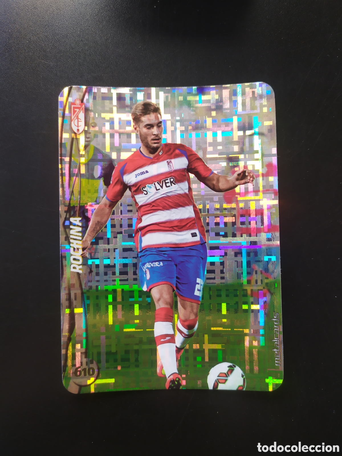 Cromos de F&uacute;tbol: Mundicromo fichas Liga 2014 2015 14 15 Rochina top brillo tetris n&deg; 610 Granada