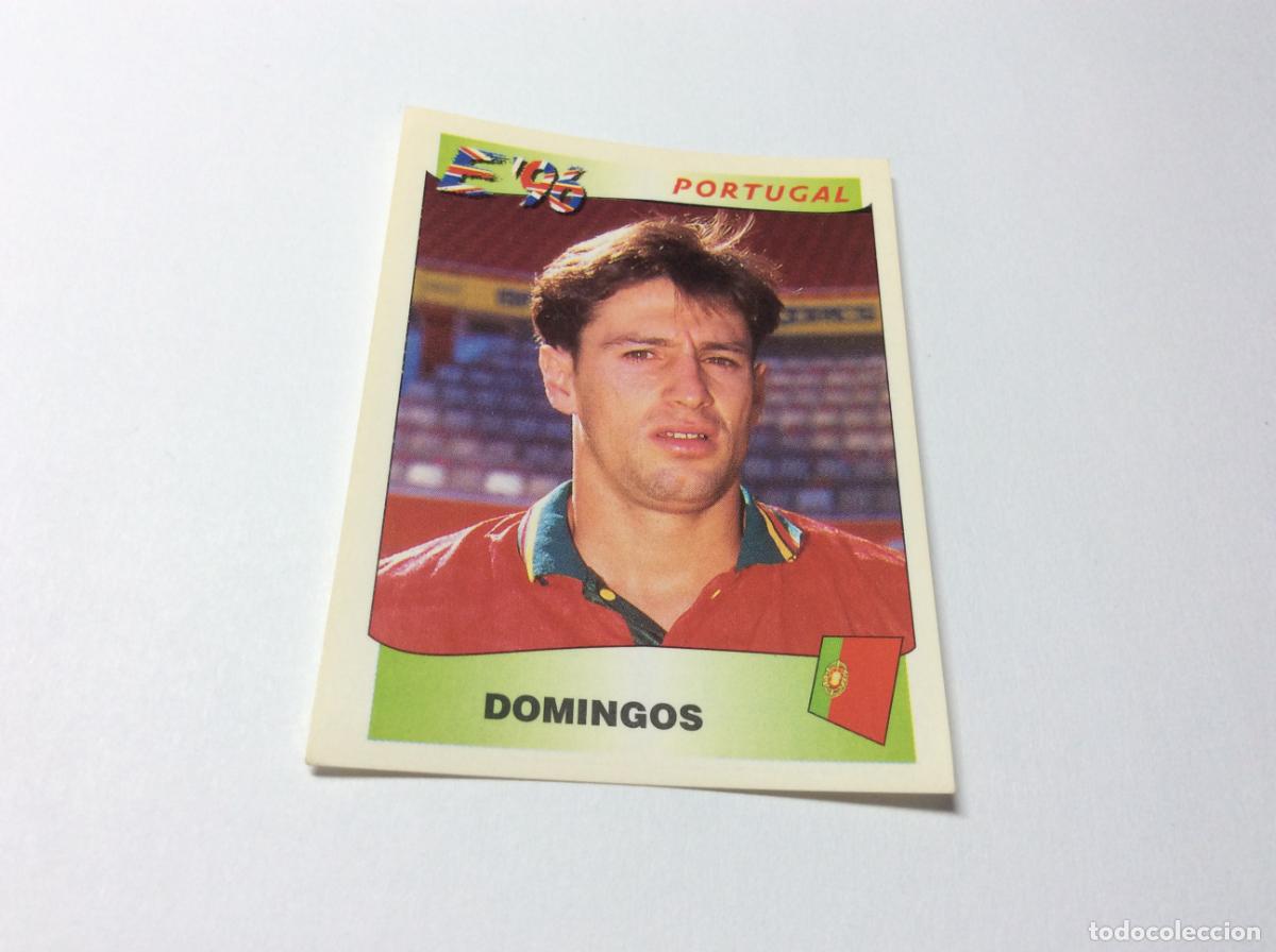 Cromos de F&uacute;tbol: 311 Domingos Portugal UEFA EURO 1996 PANINI