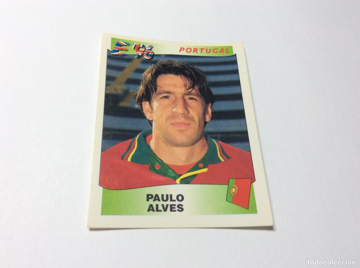 Cromos de F&uacute;tbol: 312 Paulo Alves Portugal UEFA EURO 1996 PANINI