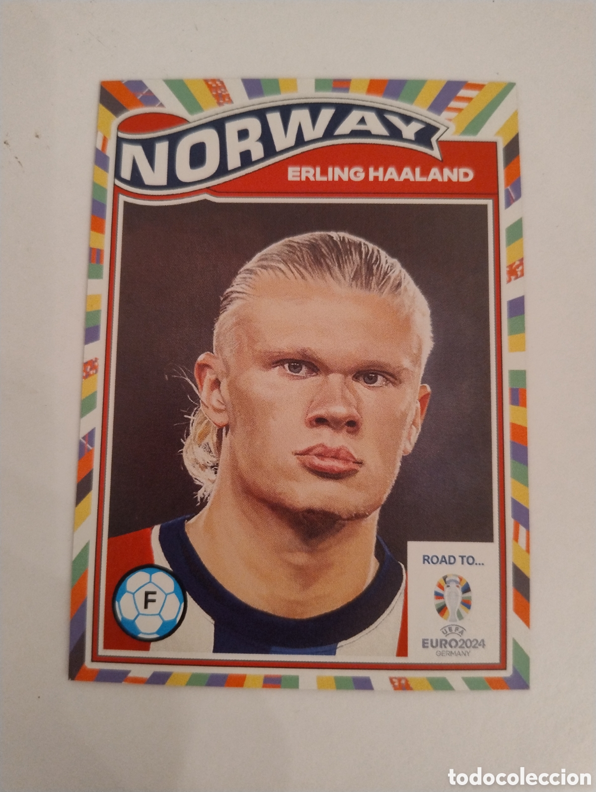 Cromos de F&uacute;tbol: 3 - Haaland - Noruega - Topps Living Set Euro 2024