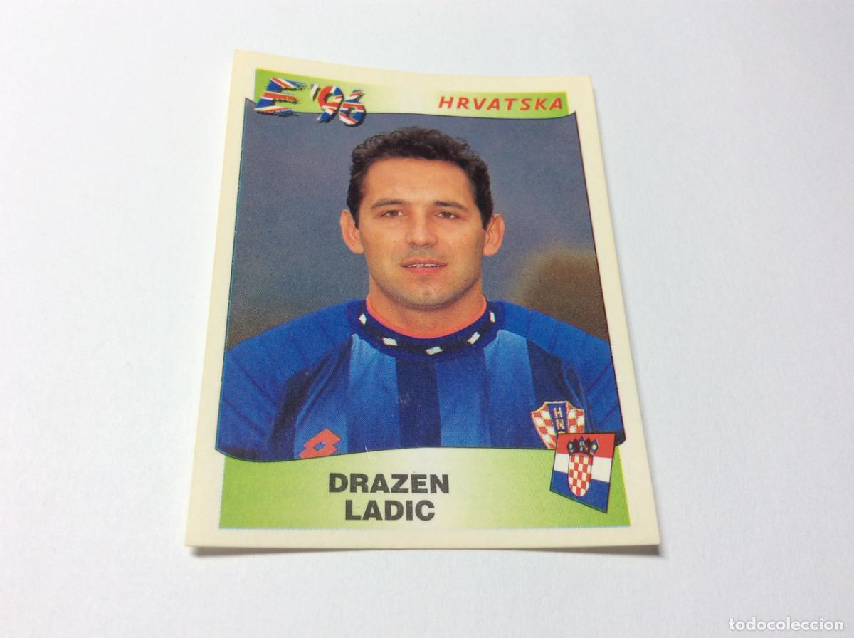 Cromos de F&uacute;tbol: 337 Drazen Ladic Croacia UEFA EURO 1996 PANINI