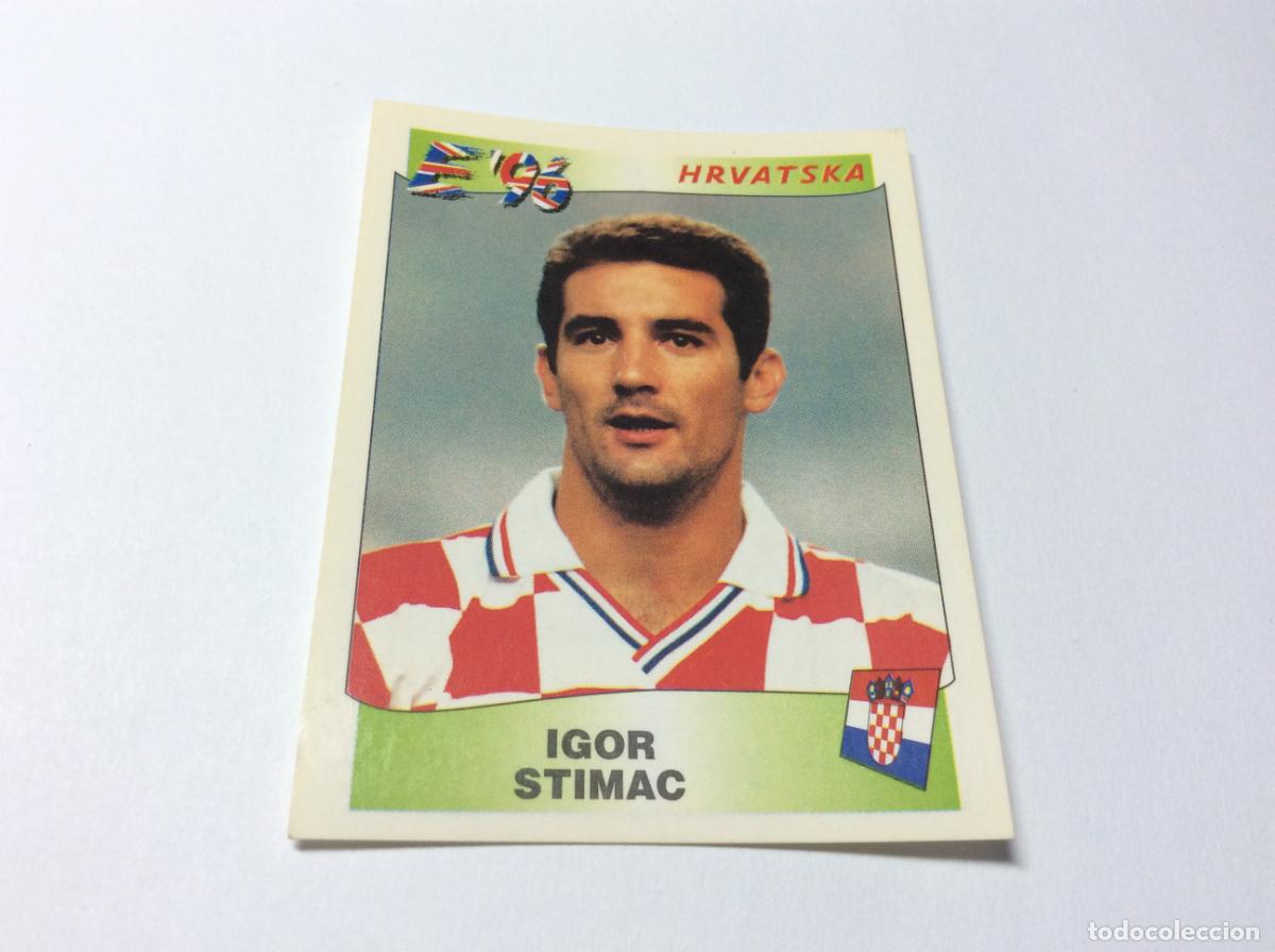 Cromos de F&uacute;tbol: 340 Igor Stimac Croacia UEFA EURO 1996 PANINI