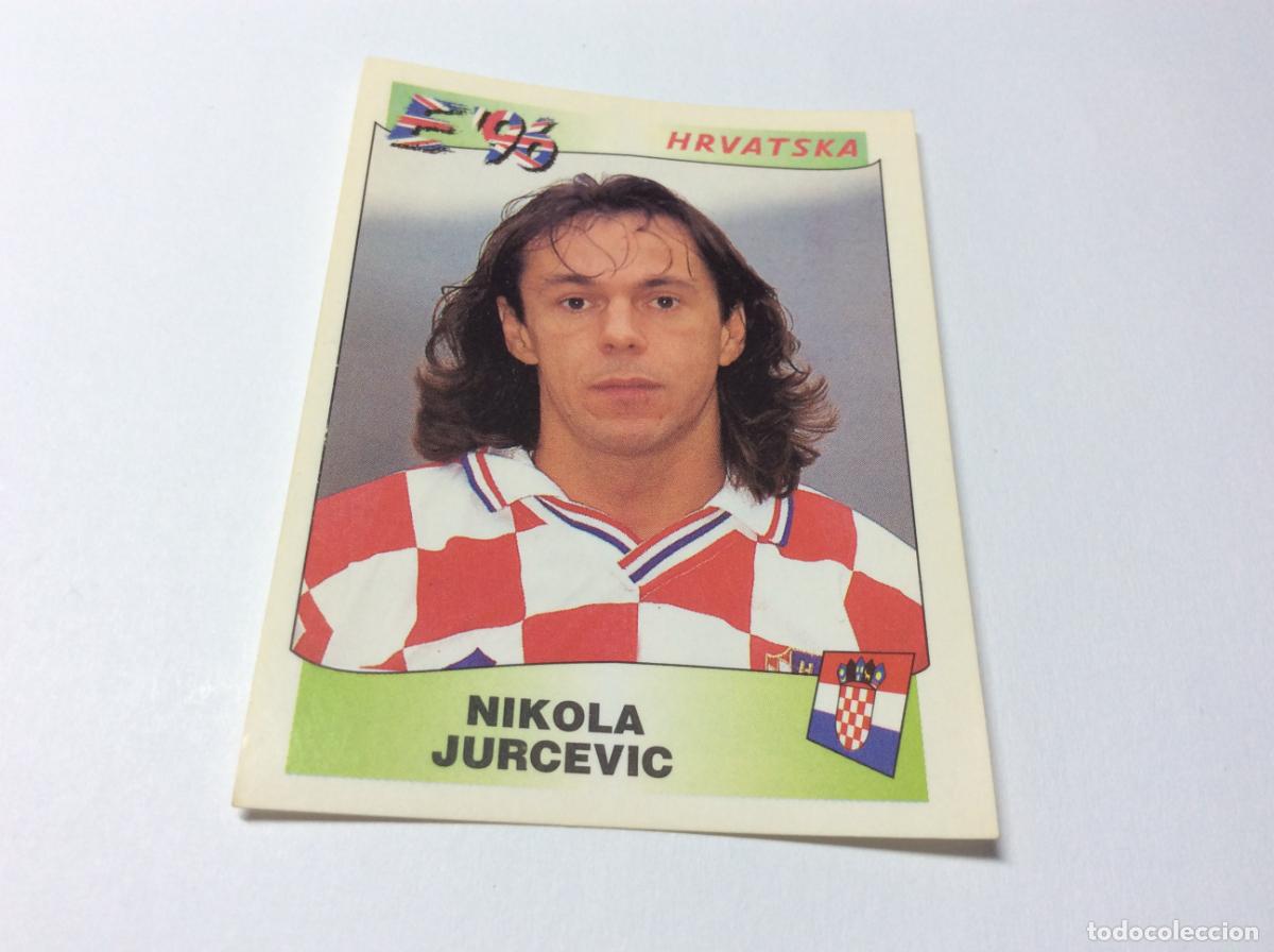 Cromos de F&uacute;tbol: 344 Nikola Jurcevic Croacia UEFA EURO 1996 PANINI