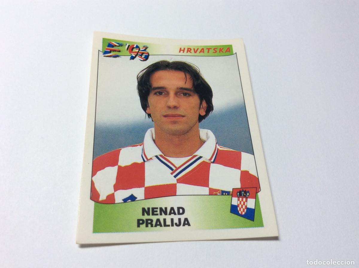 Cromos de F&uacute;tbol: 346 Nenad Pralija Croacia UEFA EURO 1996 PANINI
