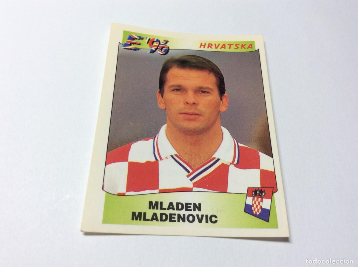 Cromos de F&uacute;tbol: 347 Mladen Mladenovic Croacia UEFA EURO 1996 PANINI