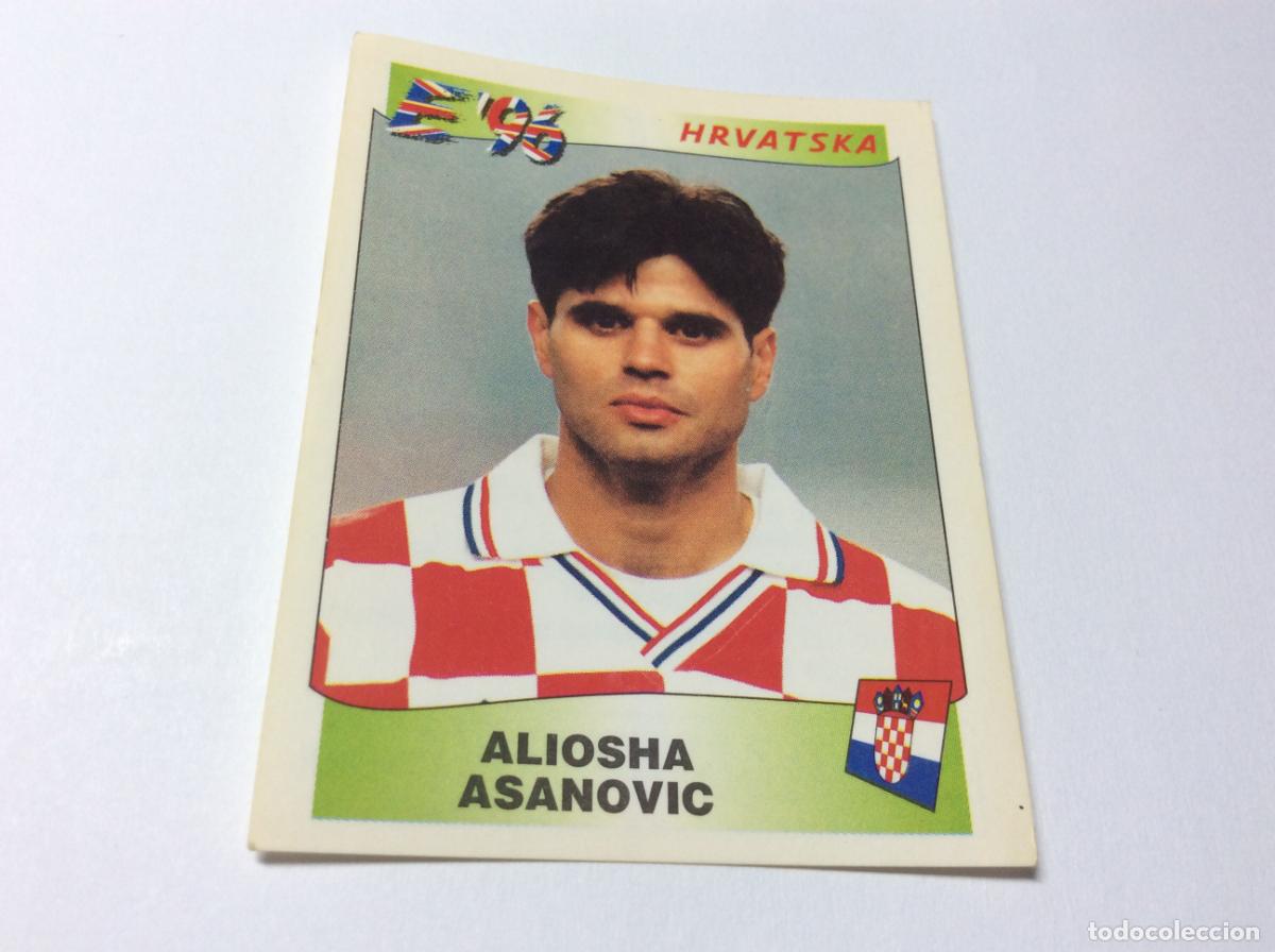 Cromos de F&uacute;tbol: 348 Aljosa Asanovic Croacia UEFA EURO 1996 PANINI