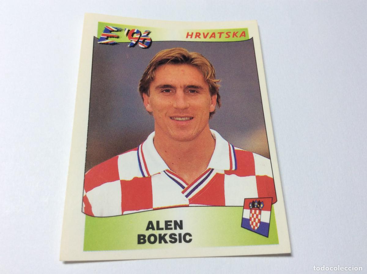 Cromos de F&uacute;tbol: 351 Alen Boksic Croacia UEFA EURO 1996 PANINI
