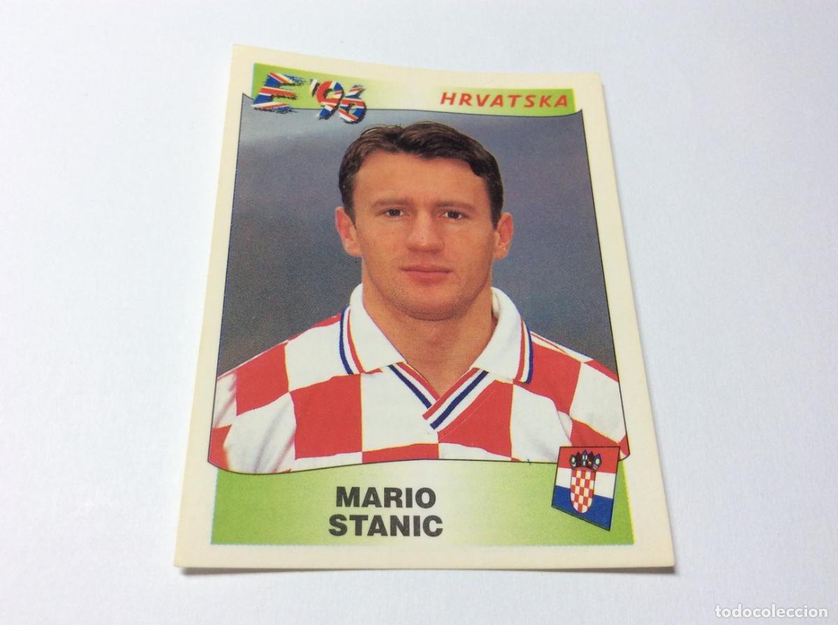 Cromos de F&uacute;tbol: 352 Mario Stanic Croacia UEFA EURO 1996 PANINI