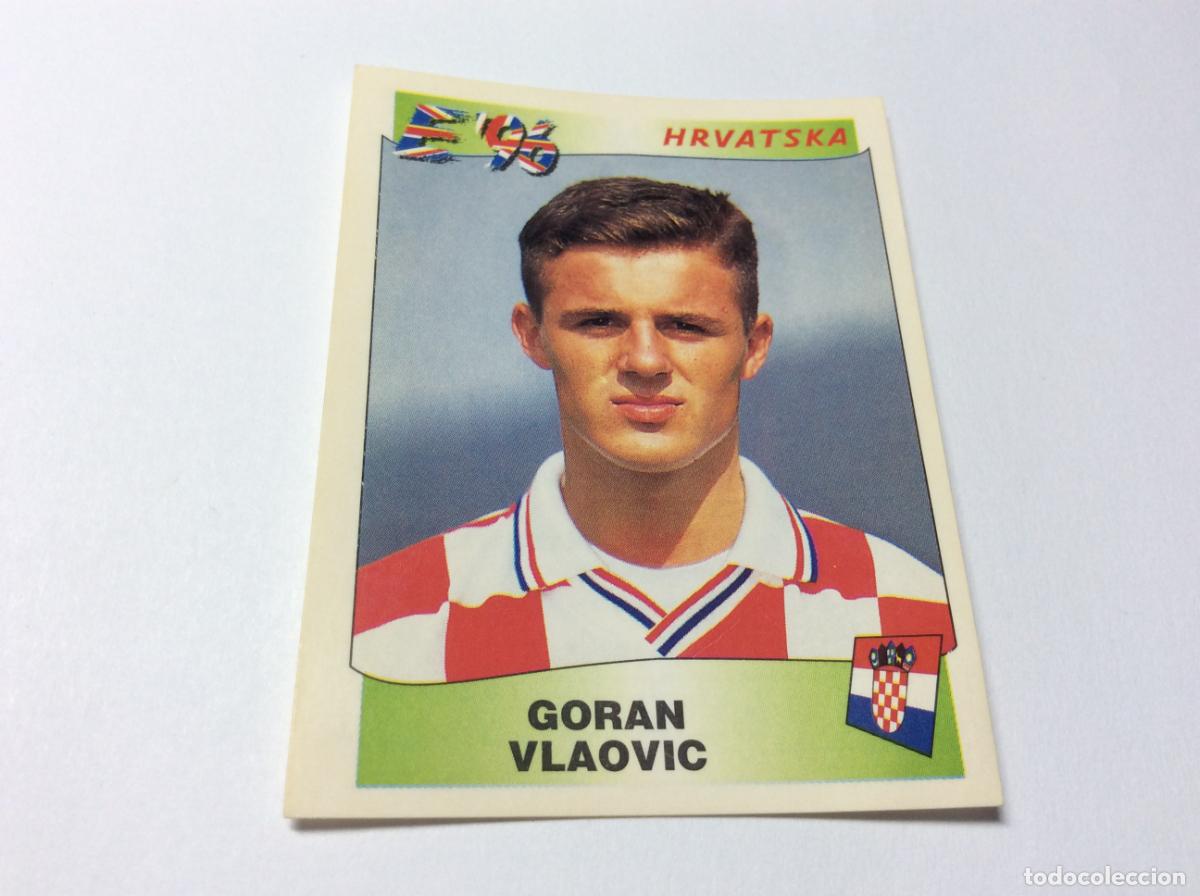 Cromos de F&uacute;tbol: 353 Goran Vlaovic Croacia UEFA EURO 1996 PANINI